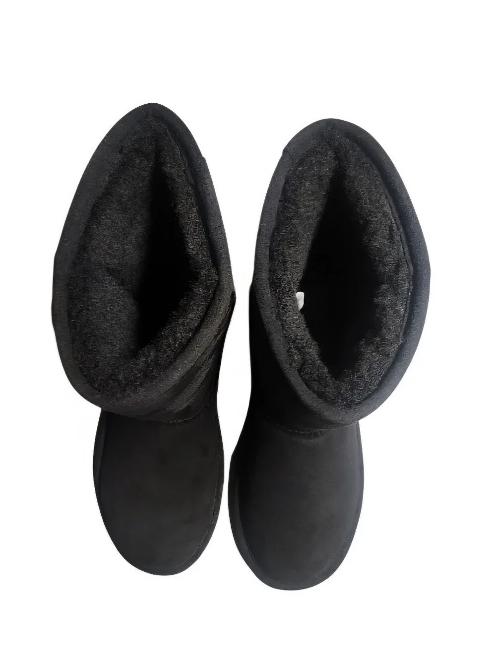 BEARPAW Women's Elle Short Vegan Boots Black Size 7 Brand New No Box